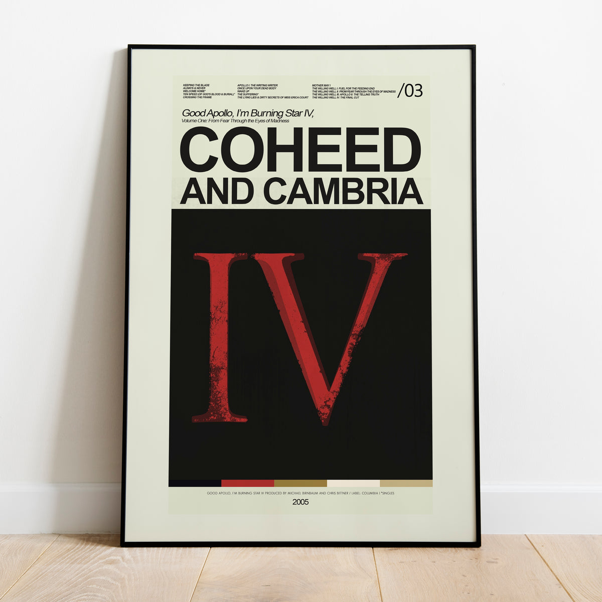 Coheed and Cambria - Good Apollo, I'm Burning Star IV | 12"x18" or 18"x24" Print only