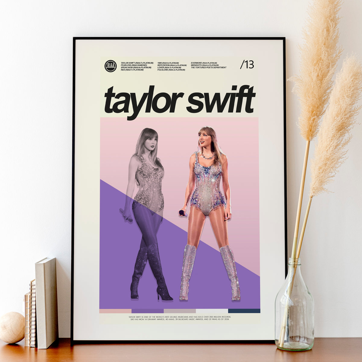 Taylor Inspired - Complete Discography (as of 2024) | 12"x18" Print Only
