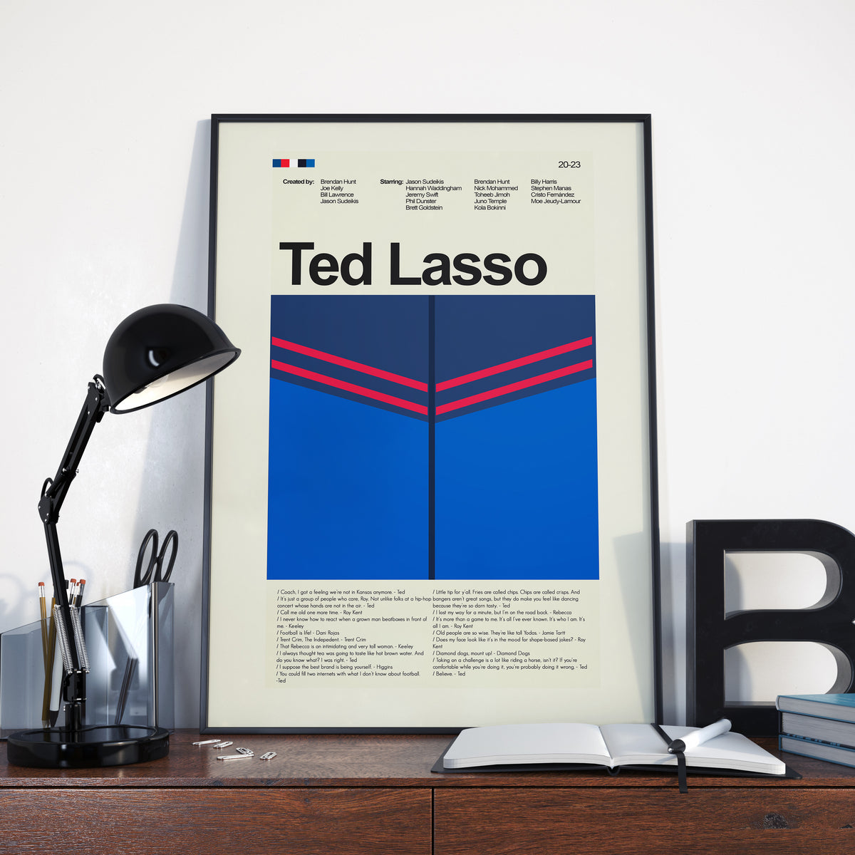 Ted Lasso - Jacket | 12"x18" or 18"x24" Print only