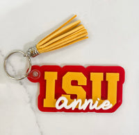 Load image into Gallery viewer, SPORTS! Custom Name Acrylic Keychain
