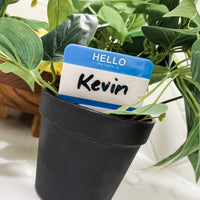 Load image into Gallery viewer, HELLO MY NAME IS... - Acrylic Plant Stake
