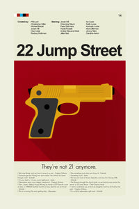 Load image into Gallery viewer, 22 Jump Street - Gold Gun  | 12&quot;x18&quot; or 18&quot;x24&quot; Print only
