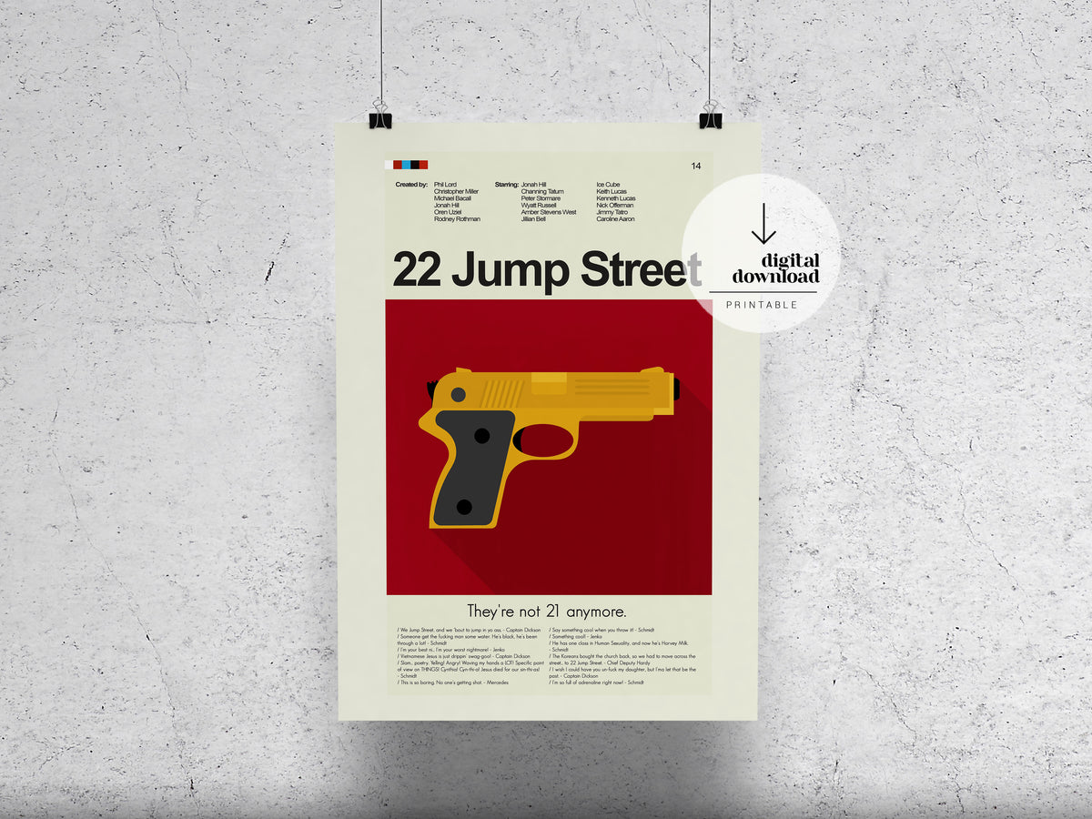 22 Jump Street | DIGITAL ARTWORK DOWNLOAD