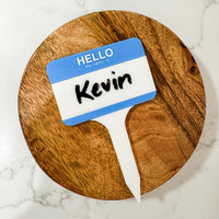 Load image into Gallery viewer, HELLO MY NAME IS... - Acrylic Plant Stake
