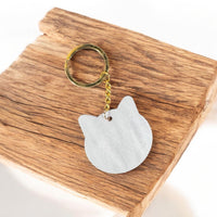 Load image into Gallery viewer, Cats! Cats! Acrylic Keychain with Cat Charm
