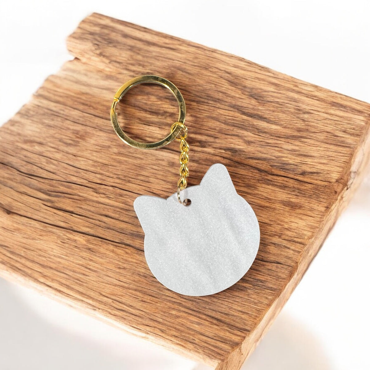 Cats! Cats! Acrylic Keychain with Cat Charm