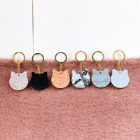 Load image into Gallery viewer, Cats! Cats! Acrylic Keychain with Cat Charm
