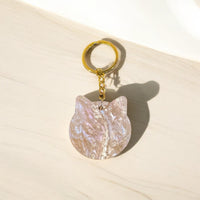 Load image into Gallery viewer, Cats! Cats! Acrylic Keychain with Cat Charm
