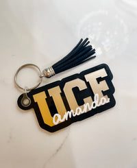 Load image into Gallery viewer, SPORTS! Custom Name Acrylic Keychain
