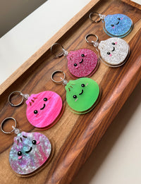 Load image into Gallery viewer, Dumpling Acrylic Bag Tag
