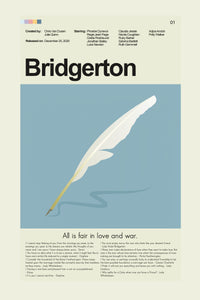 Load image into Gallery viewer, Bridgerton Season 1 - Quill | 12&quot;x18&quot; or 18&quot;x24&quot; Print only
