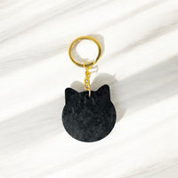 Load image into Gallery viewer, Cats! Cats! Acrylic Keychain with Cat Charm
