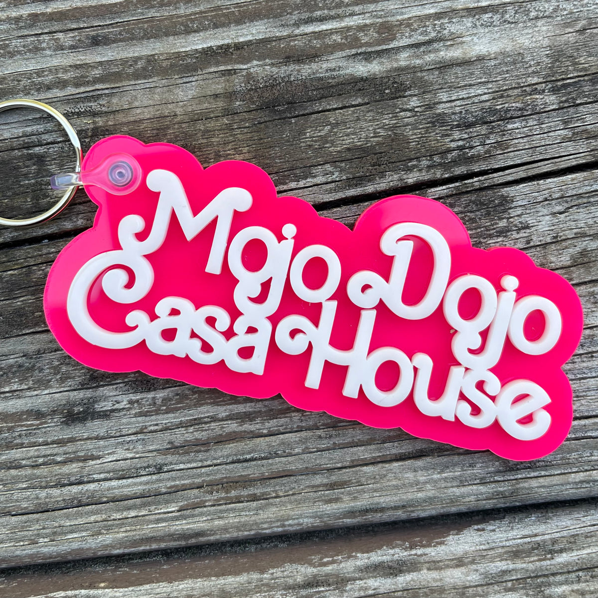 Mojo Dojo Casa House Keychain | With or Without Tassel
