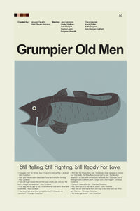 Load image into Gallery viewer, Grumpier Old Men - Catfish | 12&quot;x18&quot; or 18&quot;x24&quot; Print Only
