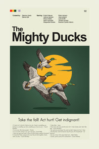 Load image into Gallery viewer, The Mighty Ducks Mid-Century Modern Print | 12&quot;x18&quot; or 18&quot;x24&quot; Print only
