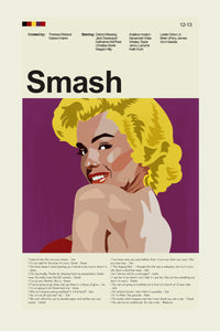 Load image into Gallery viewer, Smash (TV Series) | 12&quot;x18&quot; or 18&quot;x24&quot; Print only
