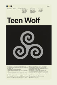 Load image into Gallery viewer, Teen Wolf (TV Series) - Triskelion Symbol | 12&quot;x18&quot; or 18&quot;x24&quot; Print only
