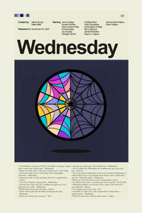 Load image into Gallery viewer, Wednesday (Season 1) - Window | 12&quot;x18&quot; or 18&quot;x24&quot; Print only
