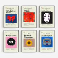 Load image into Gallery viewer, Anime Films (Choose Your Print) | 12&quot;x18&quot; or 18&quot;x24&quot; Print only
