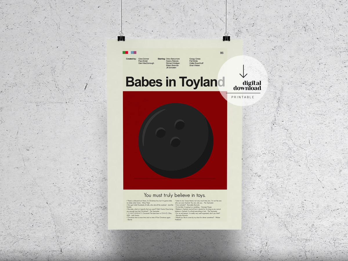 Babes in Toyland (1986) | DIGITAL ARTWORK DOWNLOAD