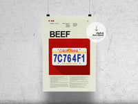 Load image into Gallery viewer, BEEF | DIGITAL ARTWORK DOWNLOAD
