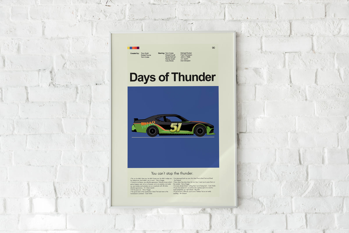 Days of Thunder | DIGITAL ARTWORK DOWNLOAD
