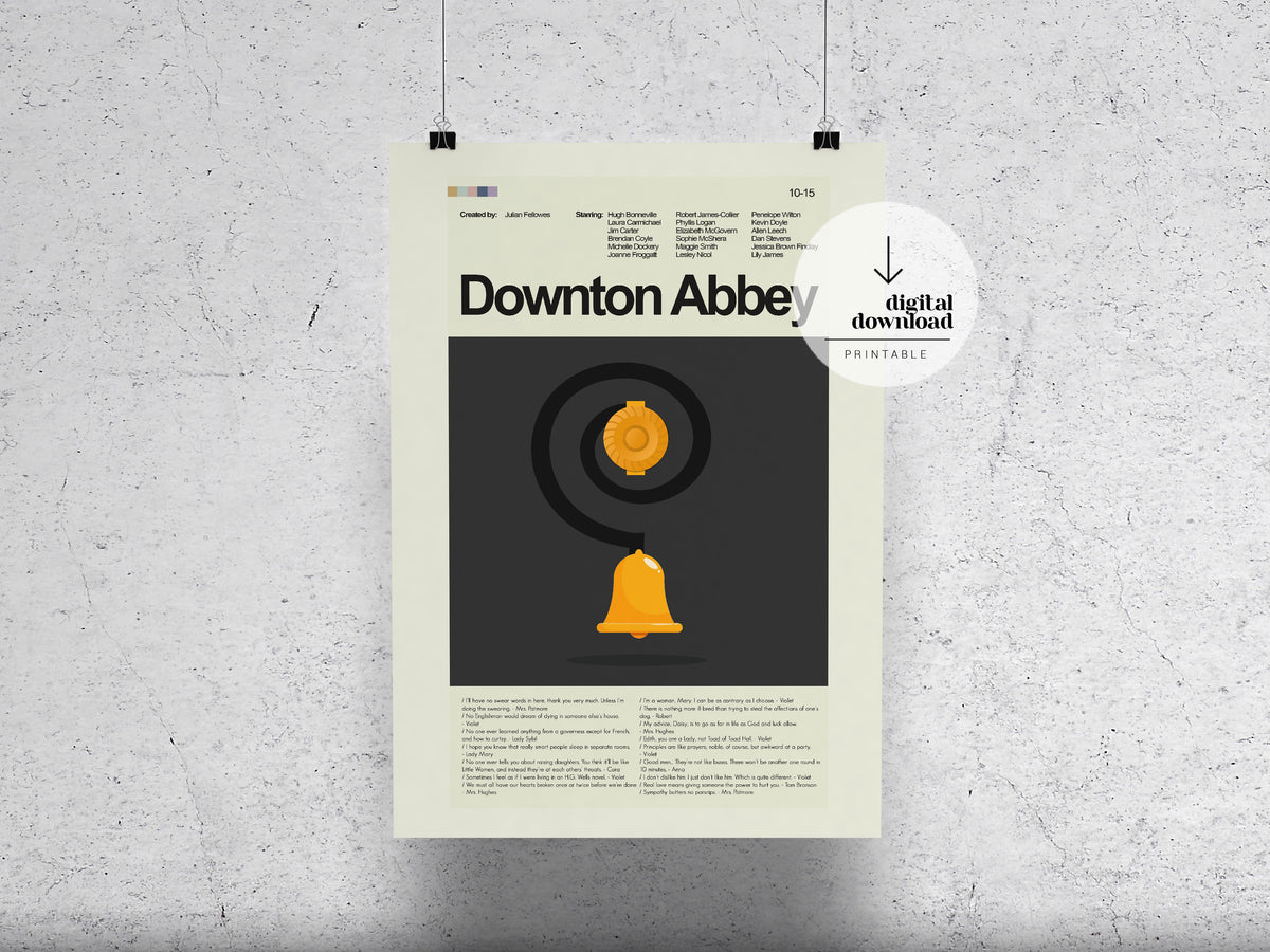 Downton Abbey | DIGITAL ARTWORK DOWNLOAD