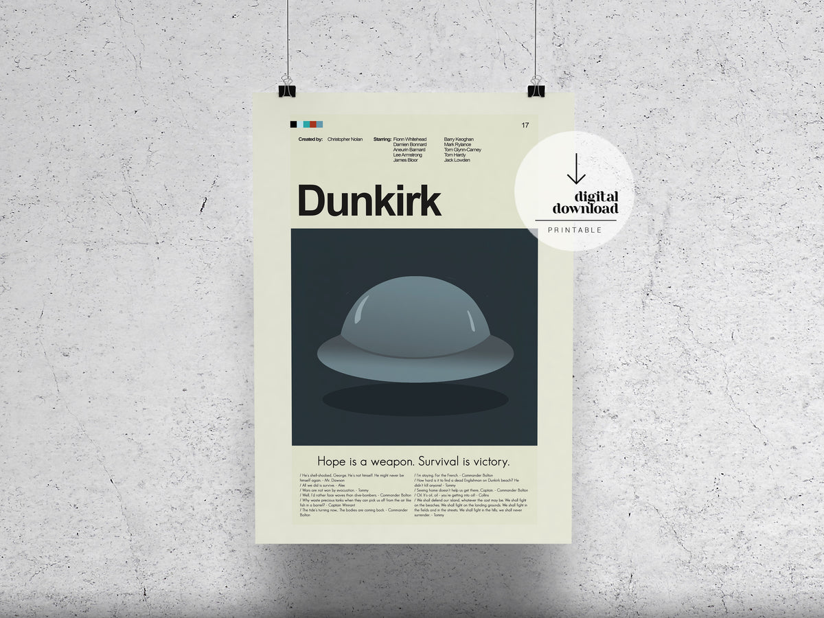 Dunkirk | DIGITAL ARTWORK DOWNLOAD