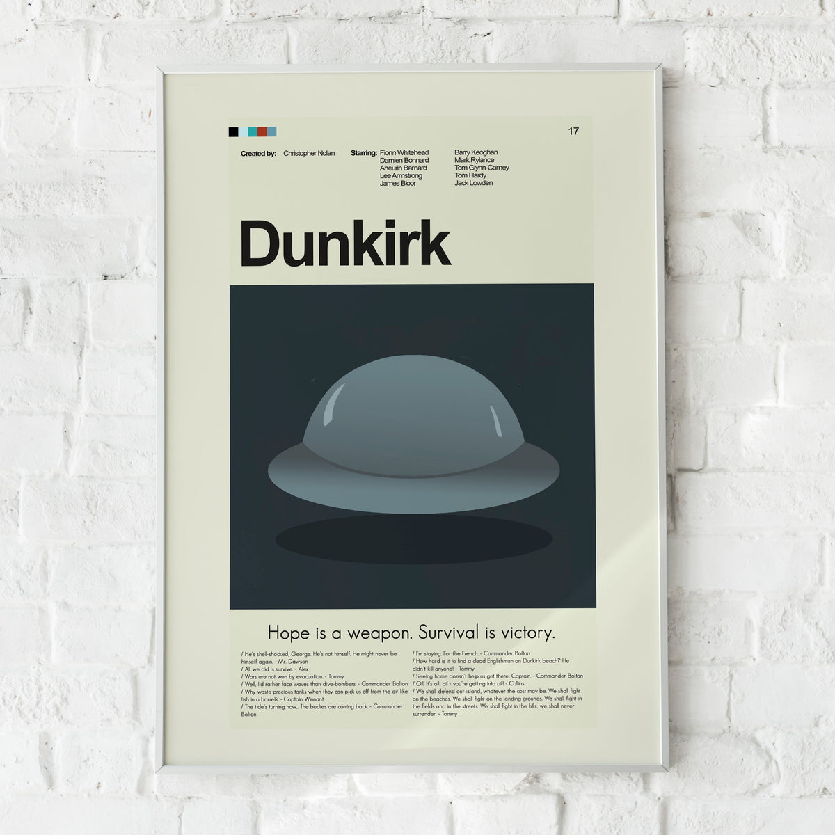 Dunkirk - Helmet | 12"x18" or 18"x24" Print only