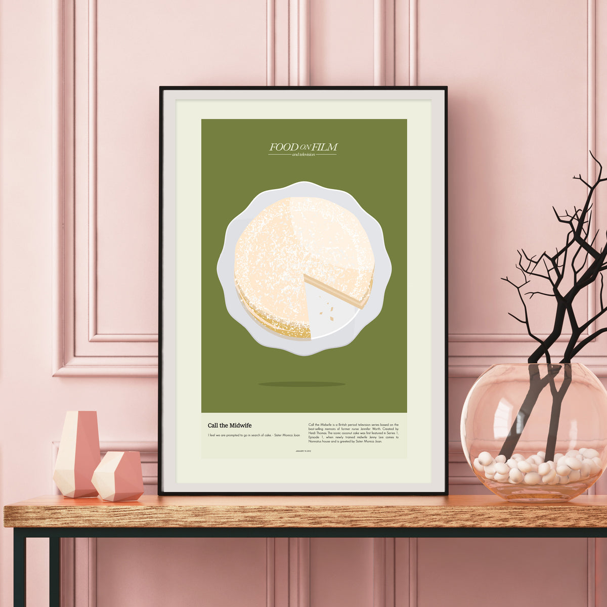 The Coconut Cake - Call the Midwife  | 12"x18" or 18"x27" Print only