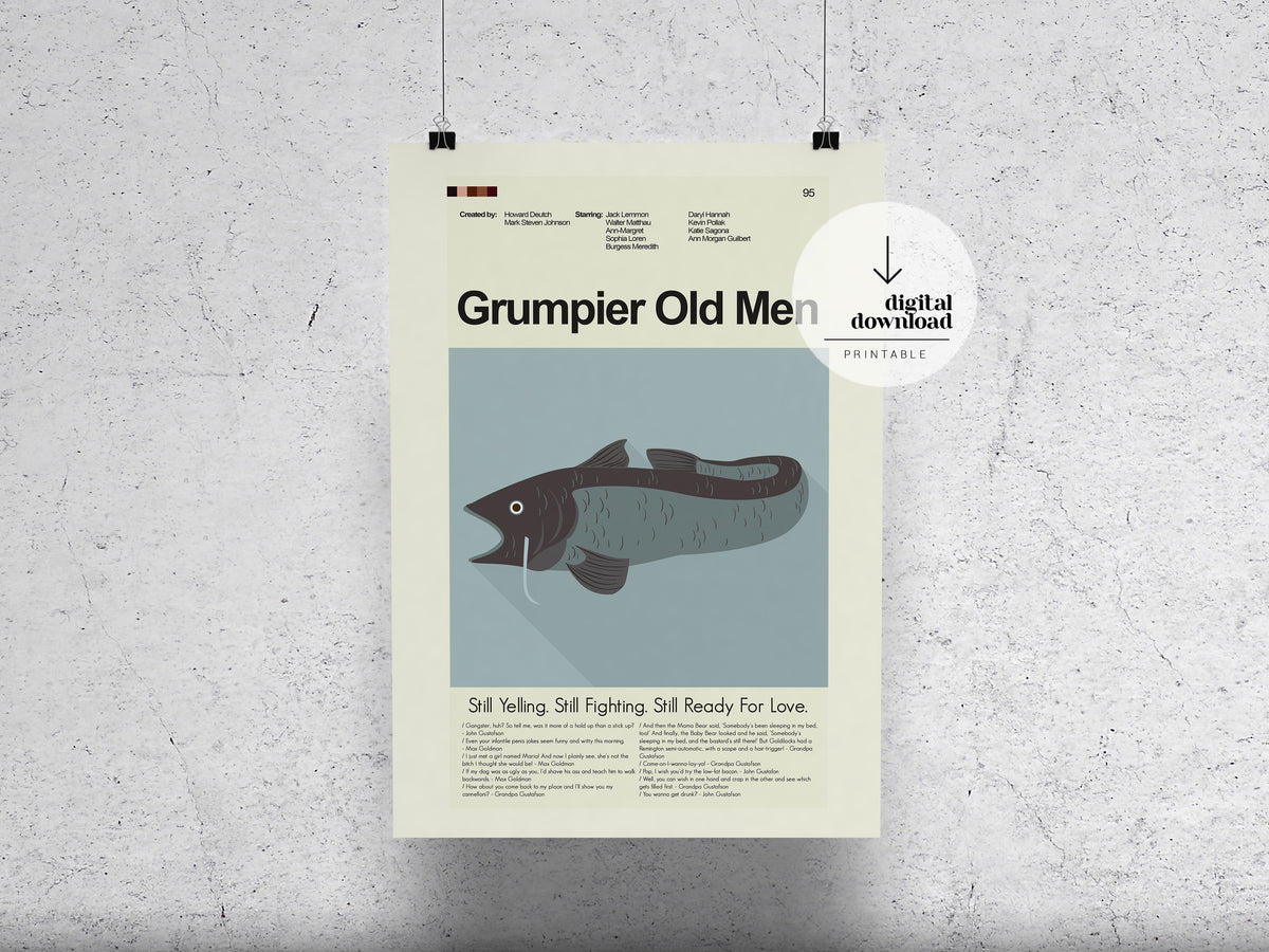 Grumpier Old Men | DIGITAL ARTWORK DOWNLOAD