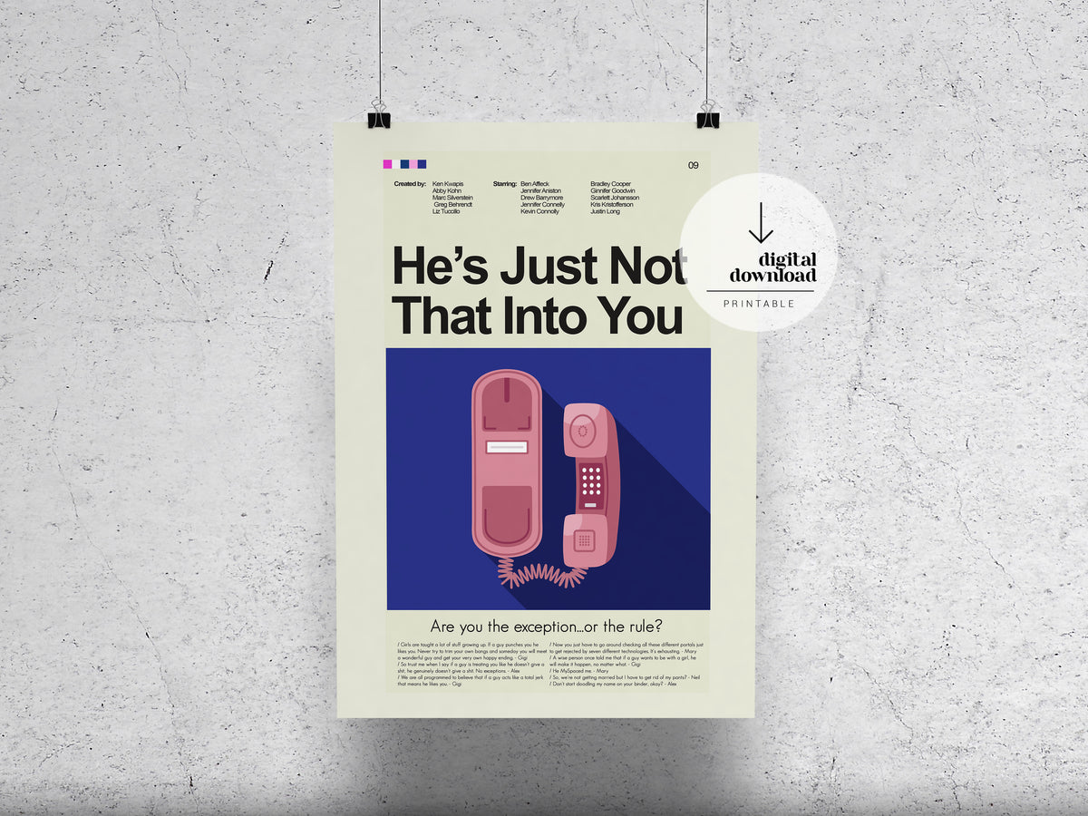He's Just Not That Into You | DIGITAL ARTWORK DOWNLOAD