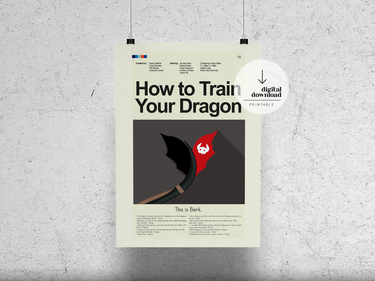 How to Train Your Dragon | DIGITAL ARTWORK DOWNLOAD
