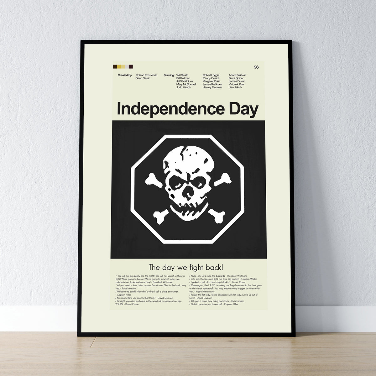 Independence Day - Computer Virus | 12"x18" or 18"x24" Print only