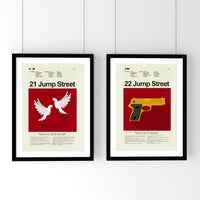Load image into Gallery viewer, 22 Jump Street - Gold Gun  | 12&quot;x18&quot; or 18&quot;x24&quot; Print only
