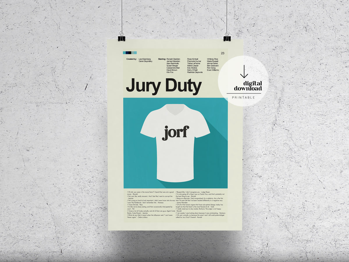 Jury Duty | DIGITAL ARTWORK DOWNLOAD