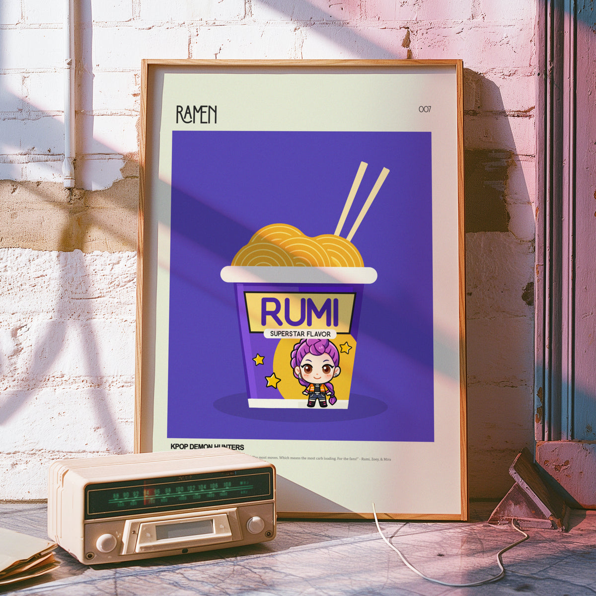 Ramen Inspired by K-Pop Demon Hunters - Food on Film Series 007 | 12"x16" Print only