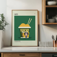 Load image into Gallery viewer, Ramen Inspired by K-Pop Demon Hunters - Food on Film Series 007 | 12&quot;x16&quot; Print only
