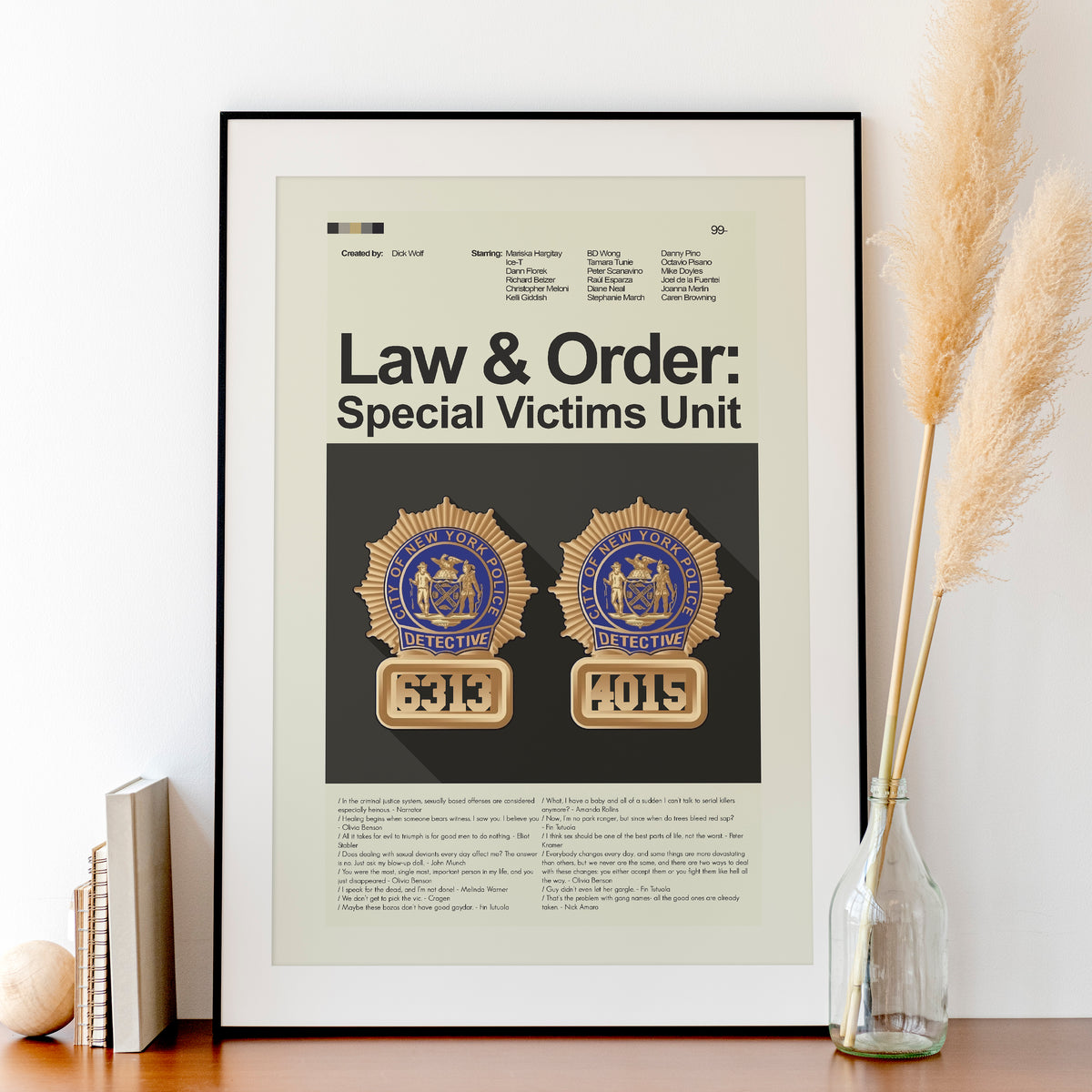 Law and Order: SVU | 12"x18" or 18"x24" Print only