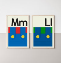 Load image into Gallery viewer, Mario Alphabet Print | 12&quot;x18&quot; or 18&quot;x24&quot; Print only
