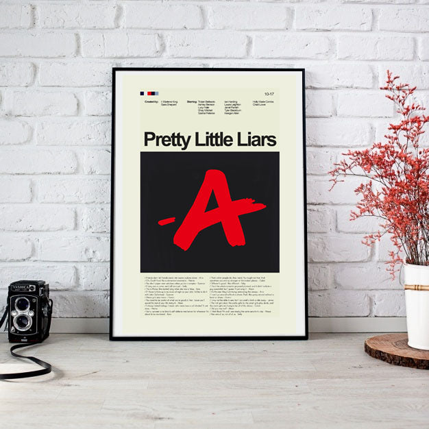 Pretty Little Liars - A | 12"x18" or 18"x24" Print only