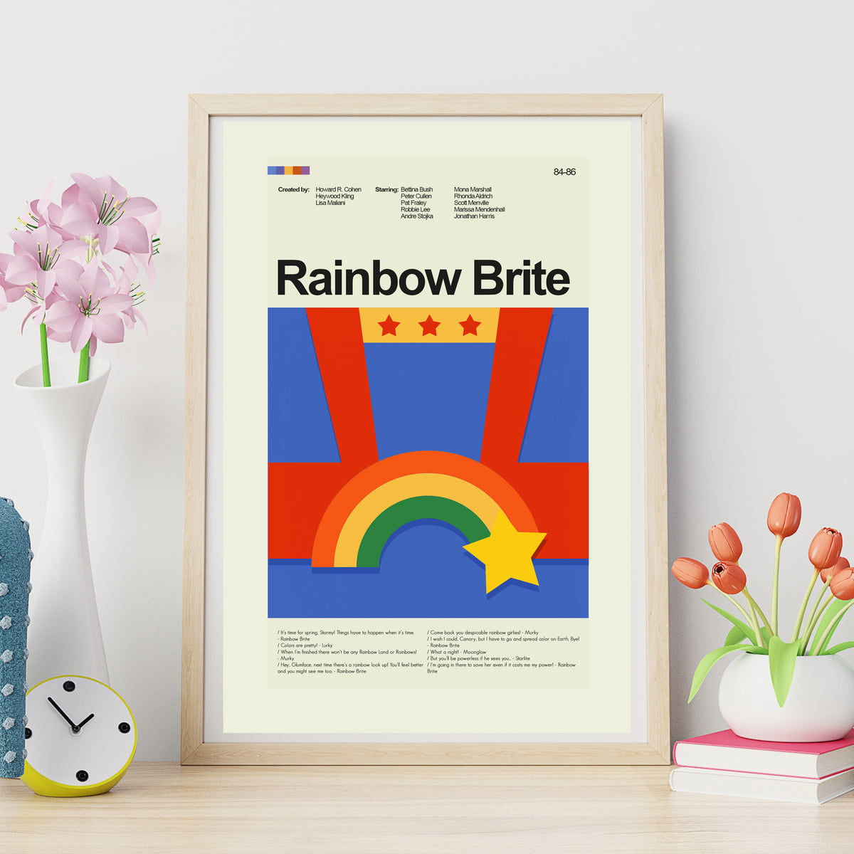 Rainbow Brite | 12"x18" or 18"x24" Print only