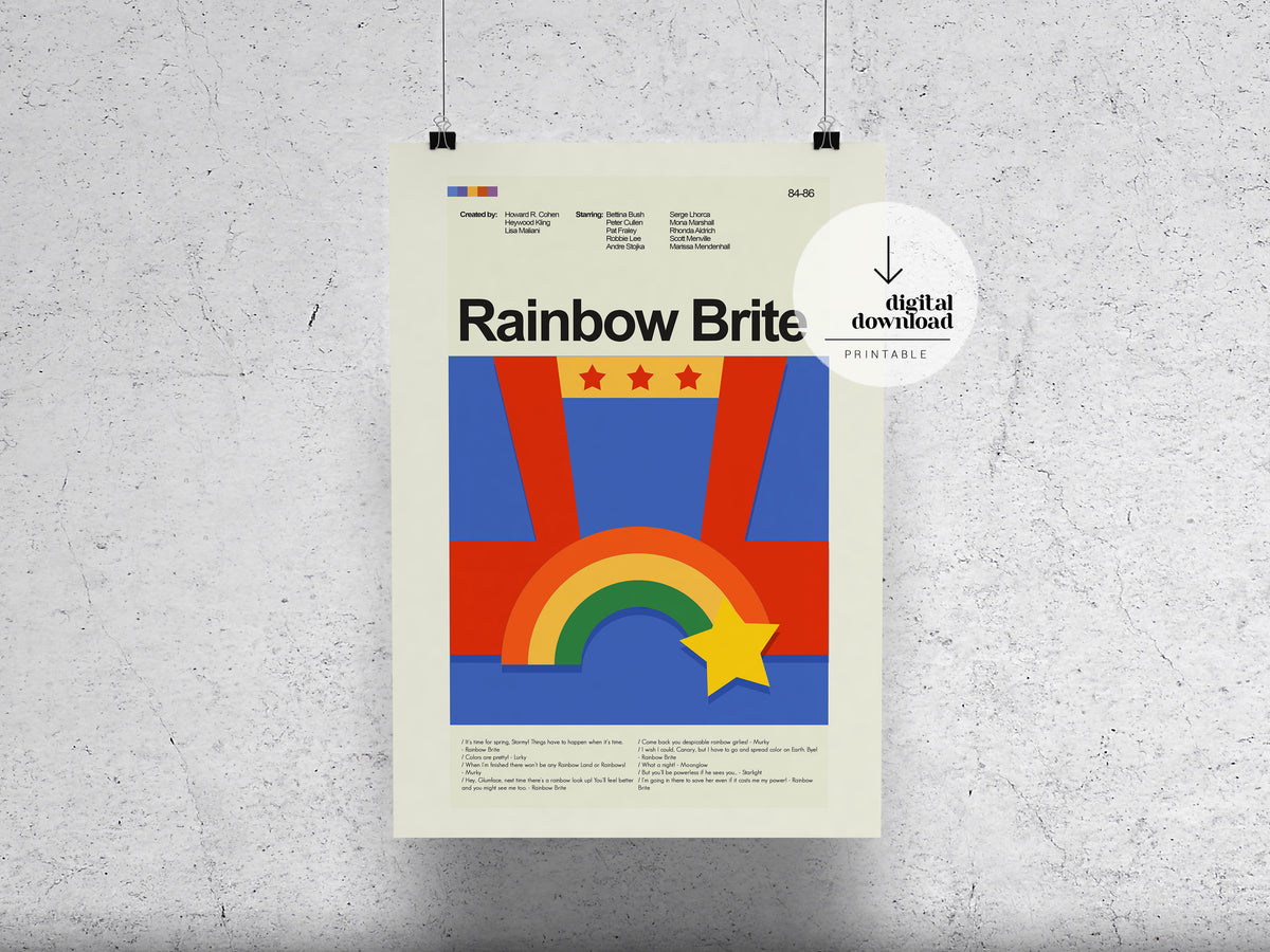 Rainbow Brite | DIGITAL ARTWORK DOWNLOAD