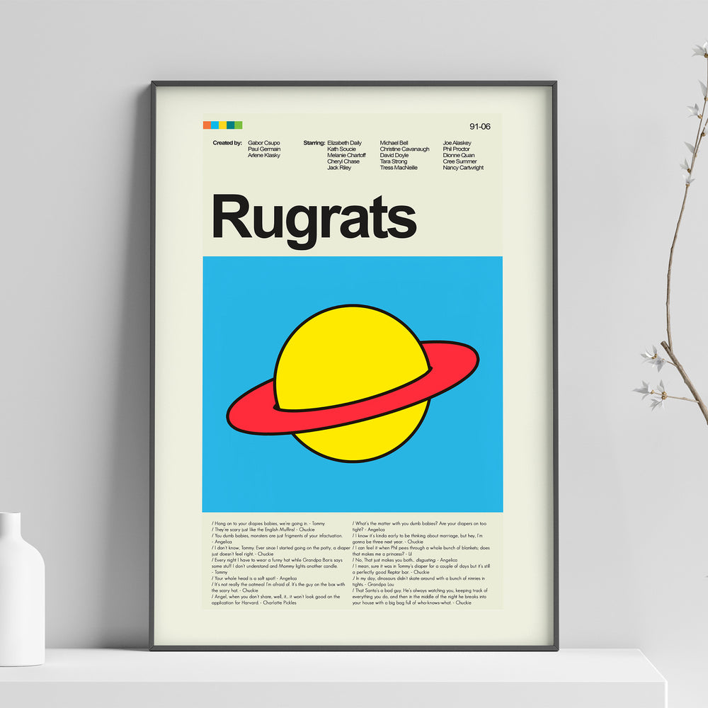 Rugrats - Chukie's Shirt | 12"x18" or 18"x24" Print only