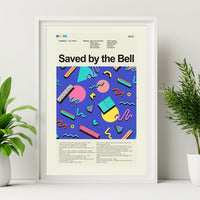 Load image into Gallery viewer, Saved by the Bell inspired print | 12&quot;x18&quot; or 18&quot;x24&quot; Print only
