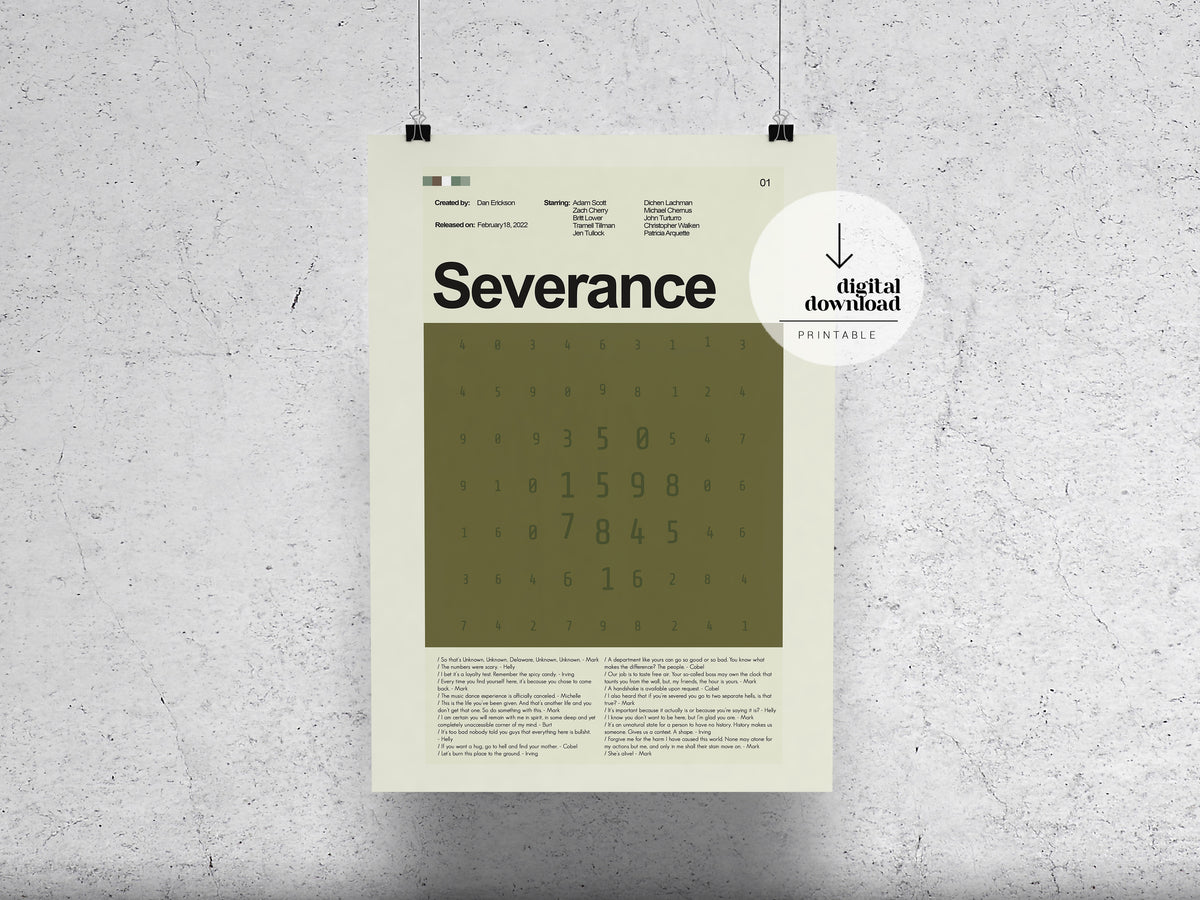Severance (Season 1) | DIGITAL ARTWORK DOWNLOAD
