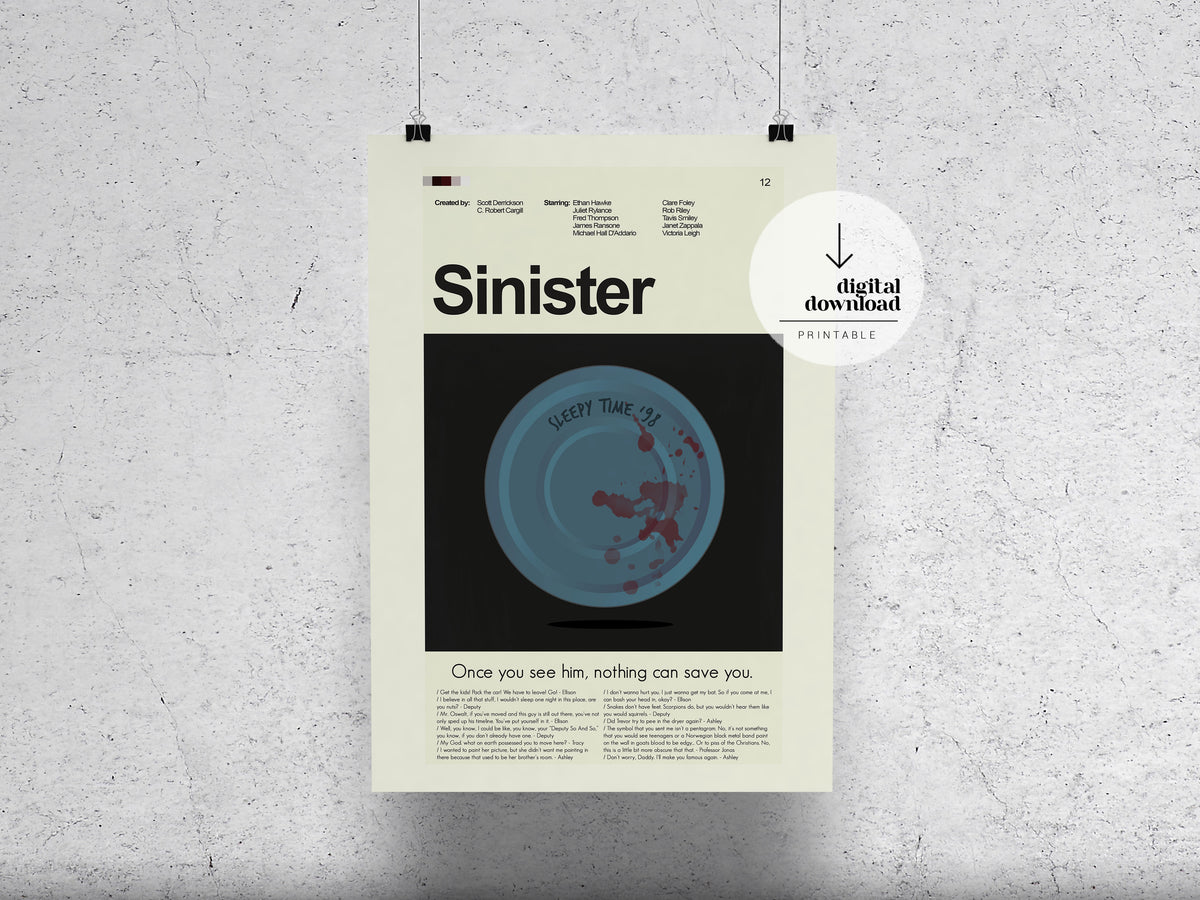 Sinister | DIGITAL ARTWORK DOWNLOAD