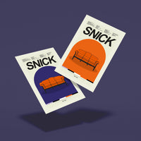 Load image into Gallery viewer, SNICK - The Big Orange Couch inspired print | 12&quot;x18&quot; or 18&quot;x24&quot; Print only
