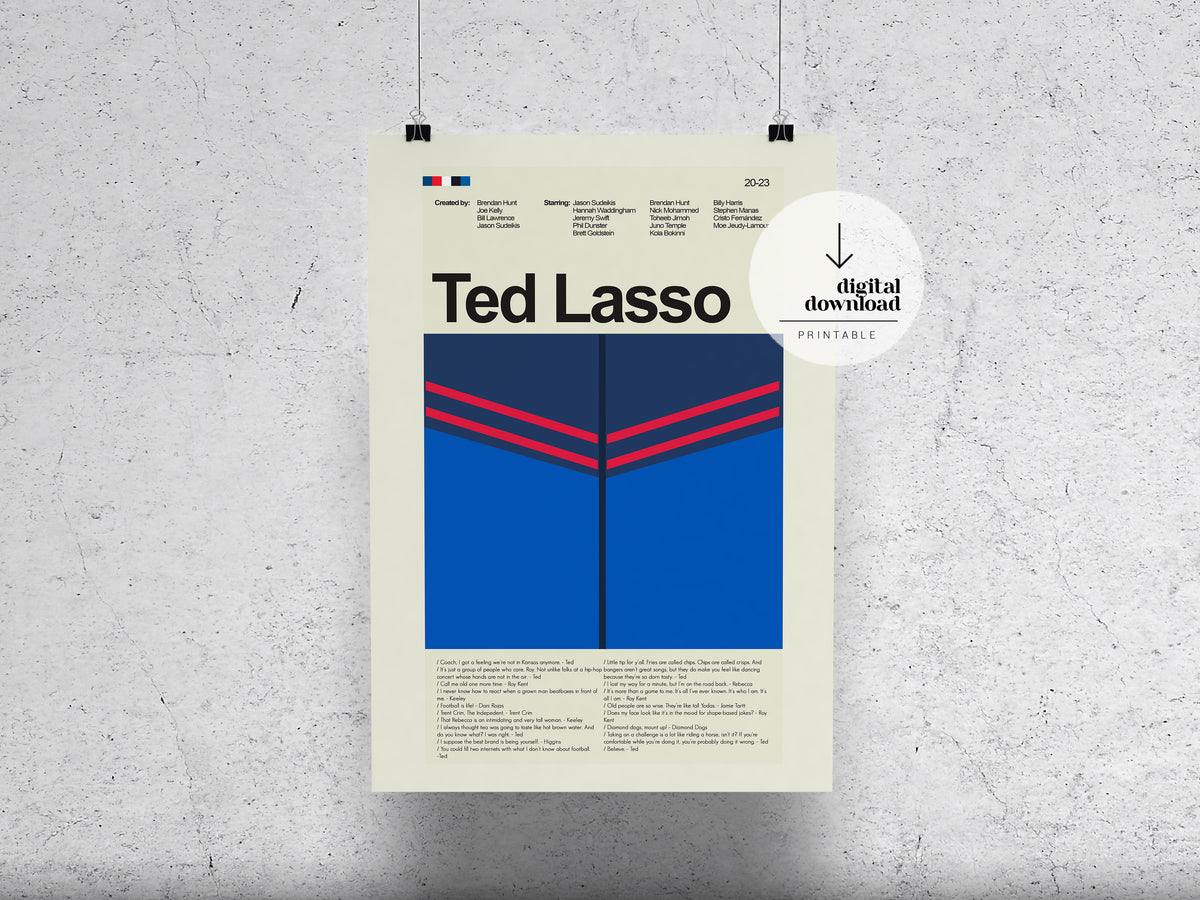Ted Lasso | DIGITAL ARTWORK DOWNLOAD
