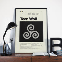 Load image into Gallery viewer, Teen Wolf (TV Series) - Triskelion Symbol | 12&quot;x18&quot; or 18&quot;x24&quot; Print only
